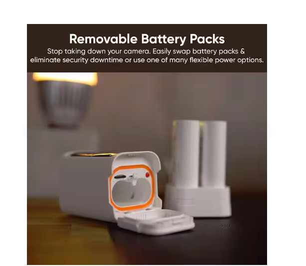 Wyze Battery Cam Pro Wireless Indoor/Outdoor 2K HD Security Camera Color WYZECOP