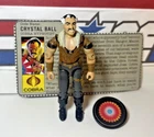GI Joe Crystal Ball 1987 v1 *100% COMPLETE w/File Card, Near Mint! Vintage Cobra