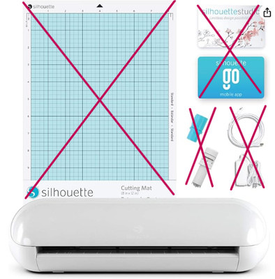 Silhouette America Portrait 3 Schneideplotter 20,3 cm Weiß Bastelplotter Defekt
