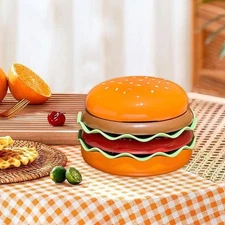 Ceramic Dinnerware Set Dinner Dishes Lunch Home Hamburger Bowl and Plate Set