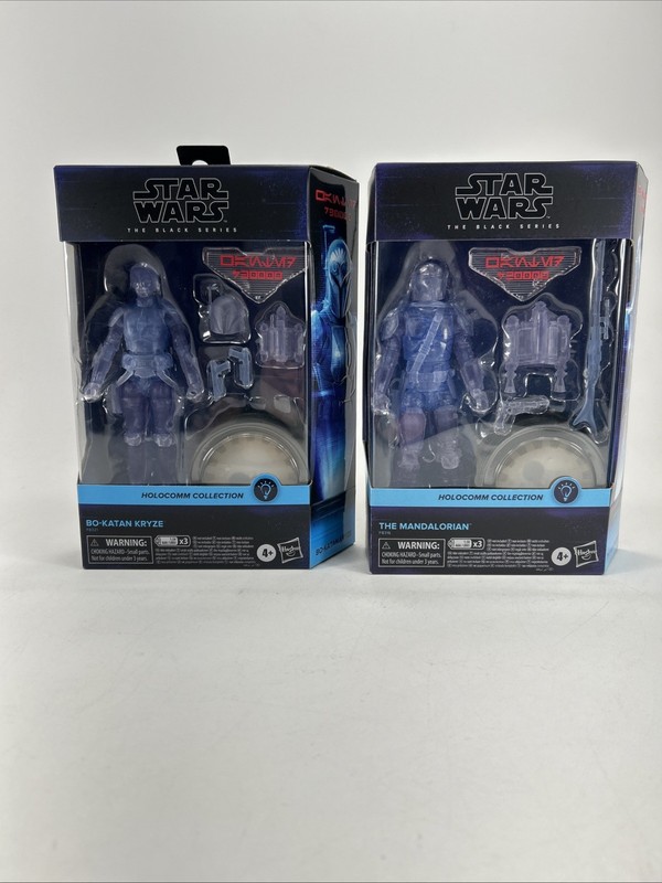 Star Wars The Black Series Holocomm Collection Mandalorian & Bo-Katan Kryze