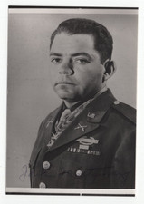Jack Montgomery Signed Photo / Autographed WWII Medal of Honor