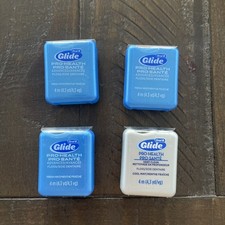 Oral-B Glide Pro-Health Dental Floss Lot 4 Travel 4m Sample Size