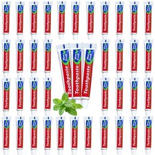 55 Tubes Bulk Travel Size Toothpaste,Extra Small 0.35oz Small Travel Size Bulk 0