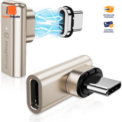 USB-C Adapter 90 Grad Magnetisch 40 Gbit s 240W PD Thunderbolt