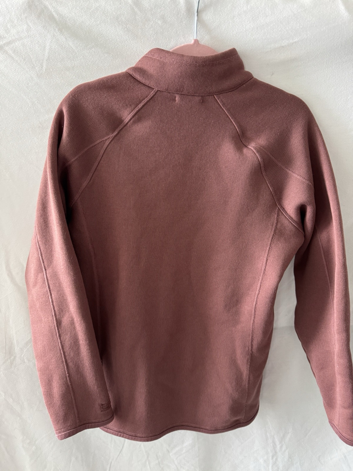 Stormpack Large Burgundy Lined Pullover Sweater Z… - image 2