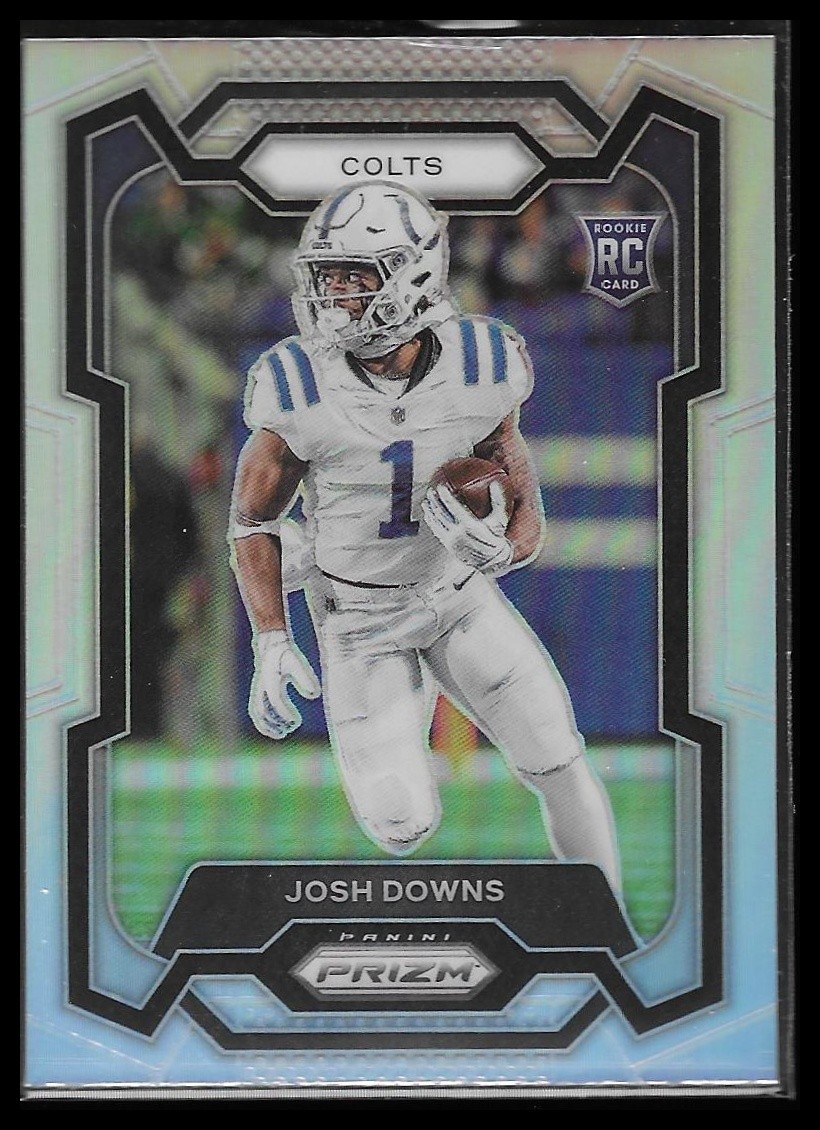 2023 Panini Prizm #345 Josh Downs Prizm Silver