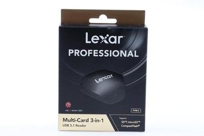 LEXAR Multi-Card 3in1 Reader USB 3.1 (SD/MicroSD/CF)
