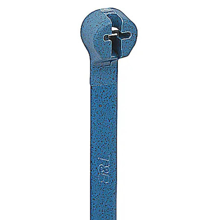 Abb Ty524m-Ndt Cable Tie, 5-1/2 In L, 1.14 In Max Bundle Dia., Blue, Nylon,