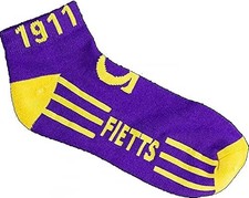 Omega Psi/ Phi Mens Dry Fit Athletic Ankle Socks Purple - 6-13 - ID 13495