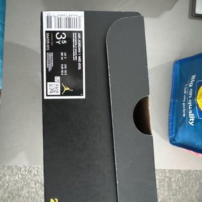 Größe UK 3 (GS) - Jordan 1 Mid White Shadow