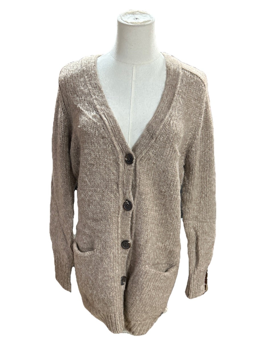 Marc O Polo womens Cardigan Sweater small Alpaca Wool Blend Button