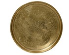 Dekoteller 30,5cm Metall Platzteller Tischdeko Unterteller Weihnachten Gold