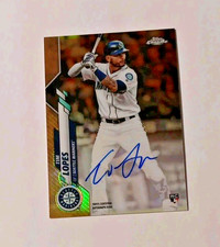 2020 Topps Chrome Rookie Autographs Gold Refractor /50 #RA-TL, Tim Lopes
