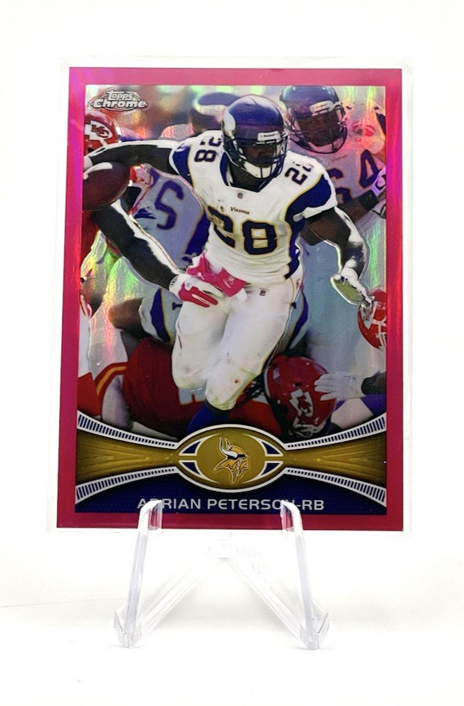 Adrian Peterson 2012 Topps Chrome Pink /399 #158 Vikings