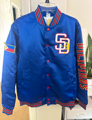 San Diego Padres MLB Blue Snap-Front Jacket Philippines Theme XL