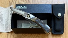 STUNNING BUCK LIMITED EDITION RAM HORN 500 DUKE KNIFE NEVER USED IN BOX   N32C