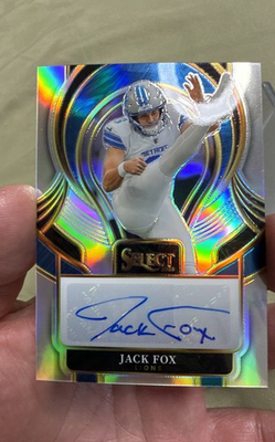 #ad 2025 Panini Select Select Signatures Jack Fox #SIP JFX AU RC $12.50