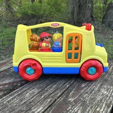 Vintage 2003 Playskool Hasbro Wheels On The School Bus Complete Tested Working