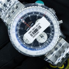 2025 NEW Breitling Navitimer AB0138 – 43mm B01 Chronograph Black Dial Steel B&P 3