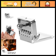 5 String Banjo Tailpiece Chrome Plated Replacement Part - Durable Accessory