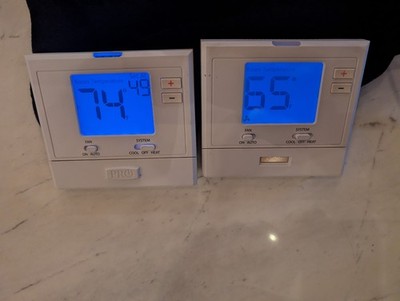 TWO (2x) - USED Pro1 IAQ T721  Thermostat
