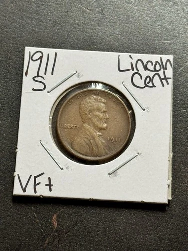 1911 S Lincoln Wheat Cent Penny VF Very Fine Better Date 1c Coin (Raw18889)