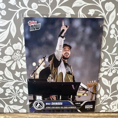 Topps Now Mike Shinoda Iconic Star Rocks The Stage In Munich