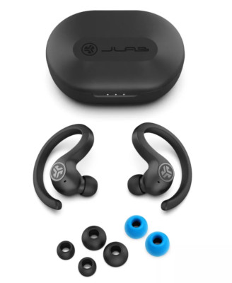 JLab JBuds Air Sport True Wireless Bluetooth Earbuds - Black