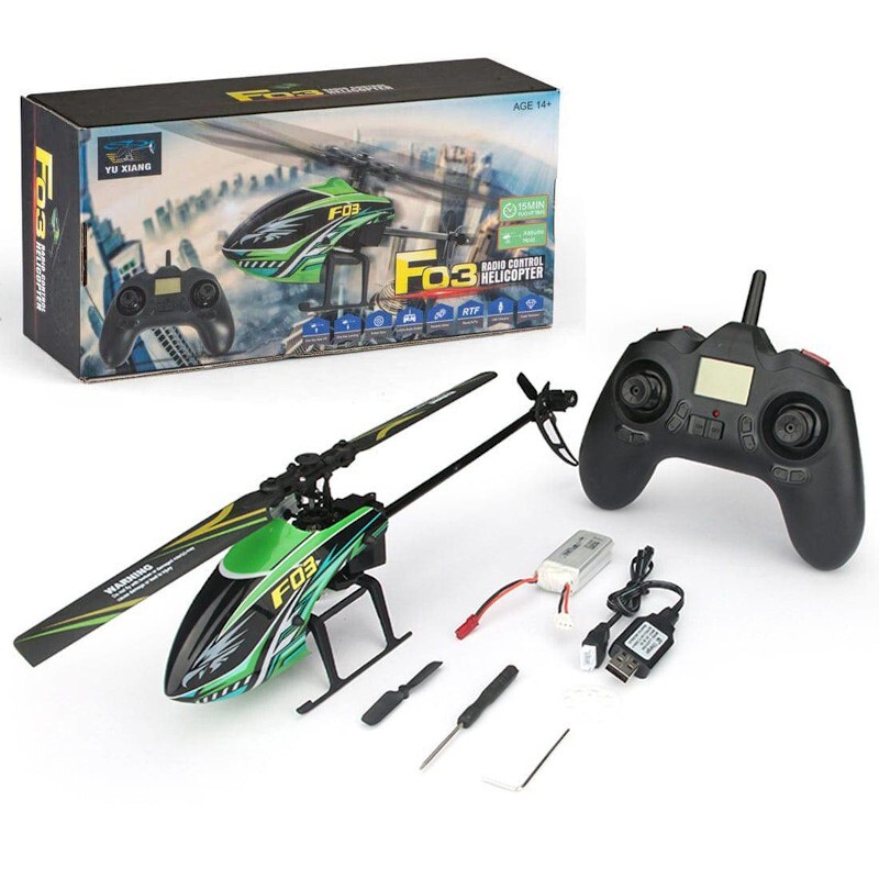 Offerta Elicottero F03 4CH 2.4GHz Flybarless | Volo Indoor e Outdoor