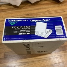 Rediform Computer Continuous Feed Paper 200 Multicolored Sheets for ...