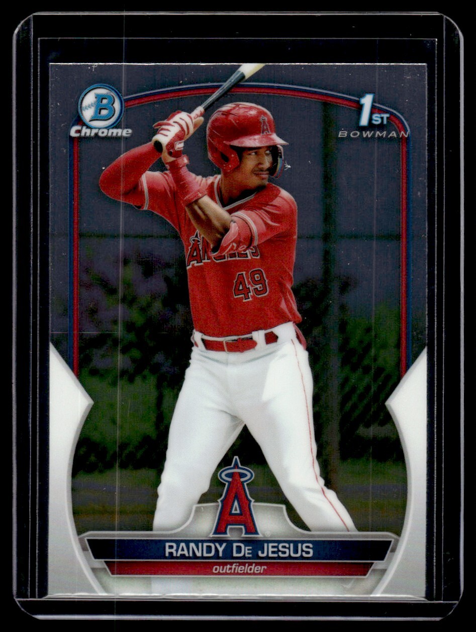 2023 Bowman Chrome Prospects Randy De Jesus Los Angeles Angels #BCP-19
