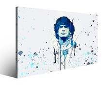 Quadro Maradona pop art stampa su tela canvas napoli calcio Pibe de oro memories