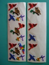 Sandylion Stickers FUZZY BIRDS (6) Incomplete Mods