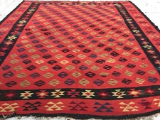 AN AUTHENTIC THRACIAN BESSERABIAN KILIM, COLLECTOR ITEM, MASTERPIECE,