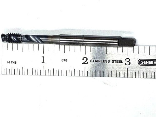 1/4-20 GH3 2 FLUTE  EXO A TAP TICN  SPIRAL FLUTE DIN LENGTH OSG 1650501708 - Foto 4 di 7
