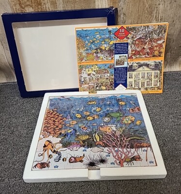 1992 Crystal Lines Paradox Puzzle by JB Smyth 3D Jigsaw Building Coral Reef 5221