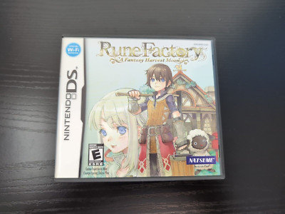 Rune Factory: A Fantasy Harvest Moon (Nintendo DS, 2007) Complete