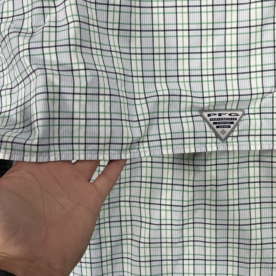 Columbia PFG Bahama II - Camisa de Manga Larga para Hombre, Fósil, X