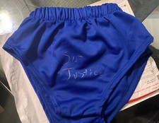 Sycho Sid Vicious Justice Autographed Replica Ring Trunks WWE Signed Briefs Wcw