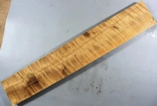 Guitar Neck/Fretboard Blank Worm-hole Ripple Maple Wood  24.9"x4.1"x1.05"