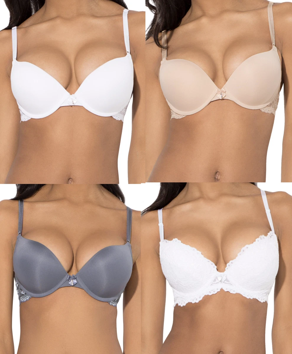 WOMENS SMART SEXY MAXIMUM CLEAVAGE 2 CUP INCREASE UNDERWIRE PUSH