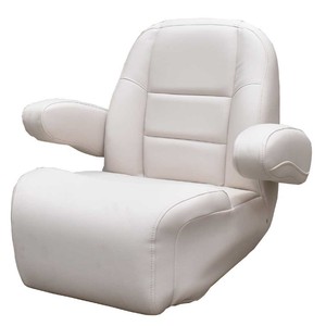 Avalon Pontoon Boat Captains Helm Seat 126809 | Wide Pearl Gray | eBay