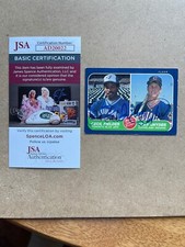 DCC: 1986 Fleer Cecil Fielder Cory Snyder Rookie RC #653 Signed Autographed JSA