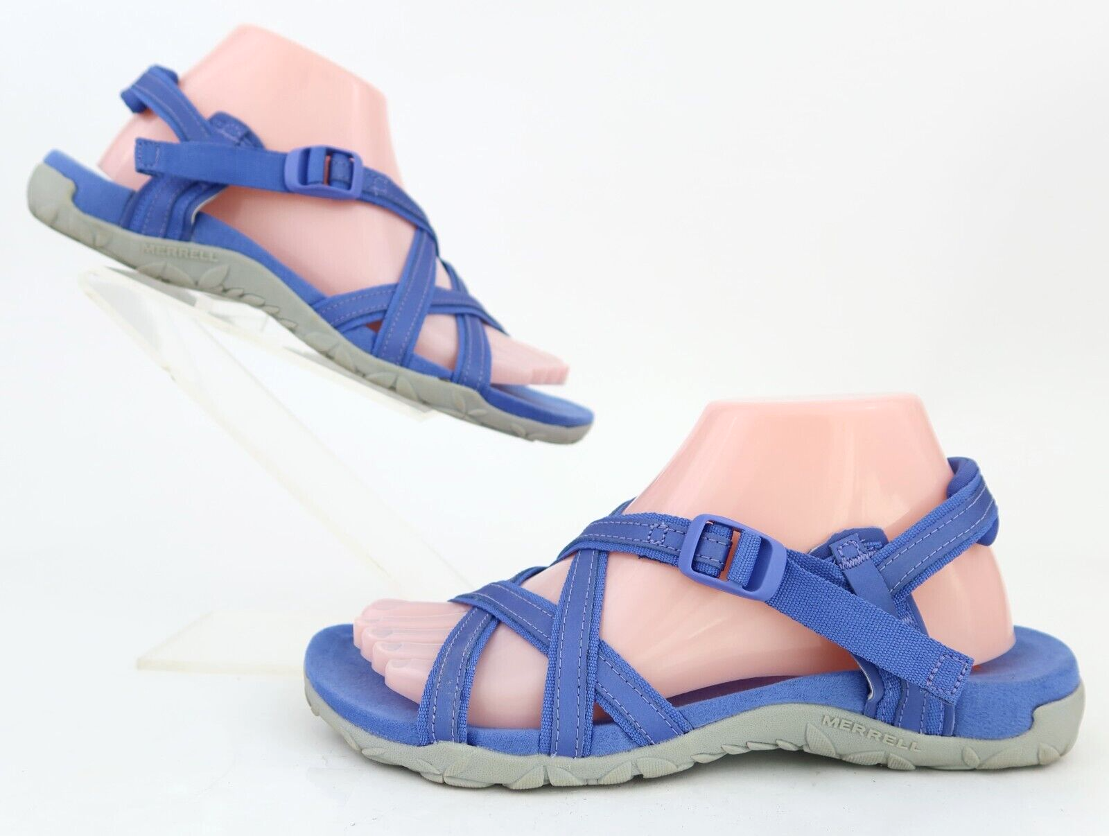 Sandalo da donna Merrell Terran Ari reticolo J94024 blu Baja taglia 8