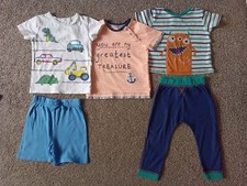 Baby Boys Age 12-18 Months Summer Clothes Bundle T-shirt Shorts Nursery Next
