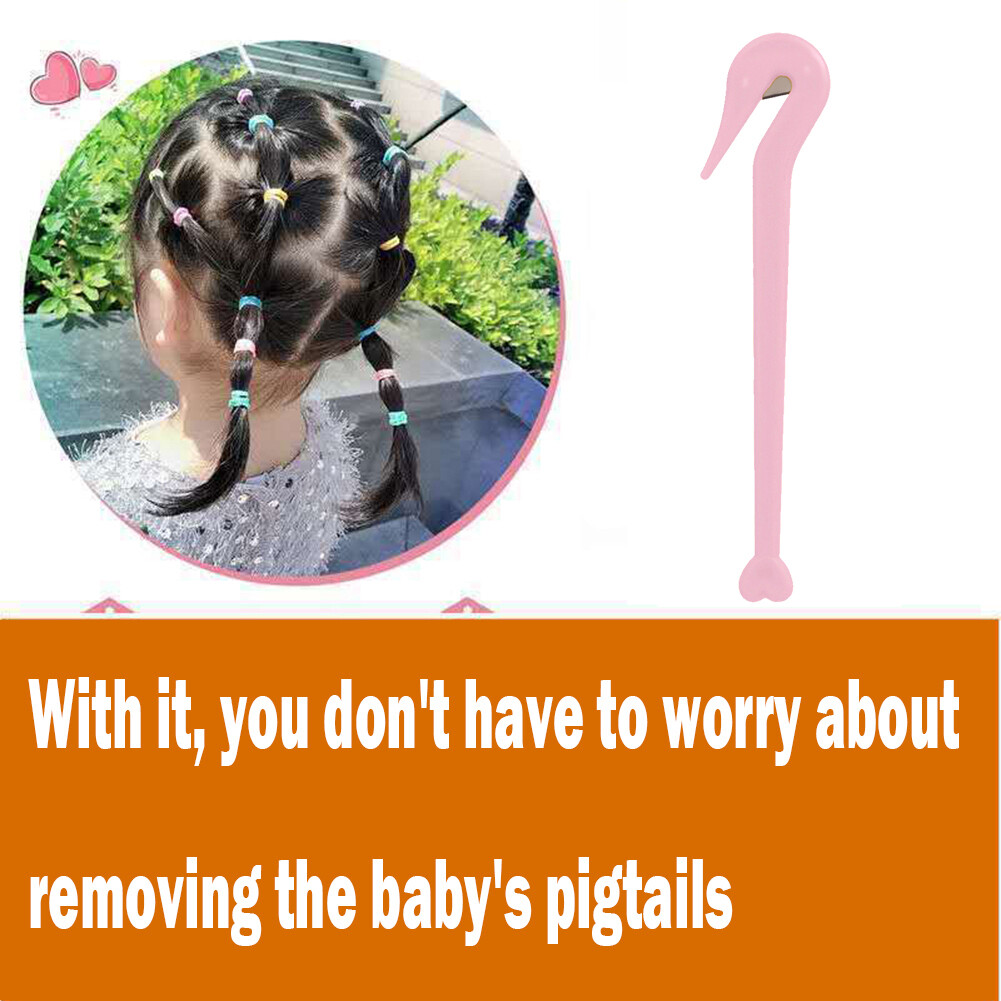 AU Hair Rubber Band Cutter Tool for Girls Painless Hair Ties Remover