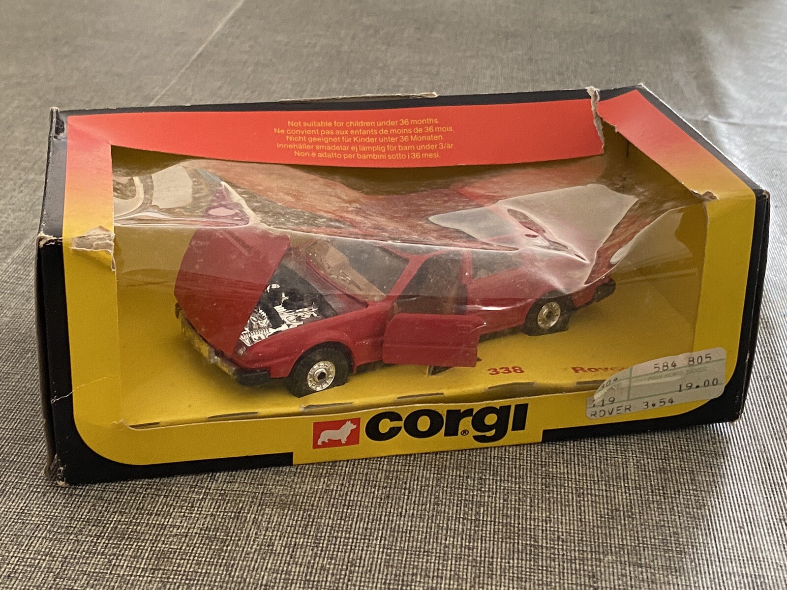 Miniature Corgi 338 Rover 3.5 – échelle 1/36, Corgi Classics