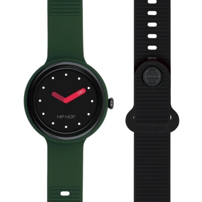 Orologio Smartwatch HIP HOP HWU1198 Sport Cinturini Verde Nero  41mm