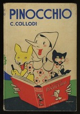 libro LE AVVENTURE DI PINOCCHIO Carlo Collodi ADRIANO SALANI EDITORE 1935 FAORZI